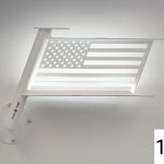 Fast-Flag 10″ Vertical Mount Stencil Flag - Metal Boat Flag