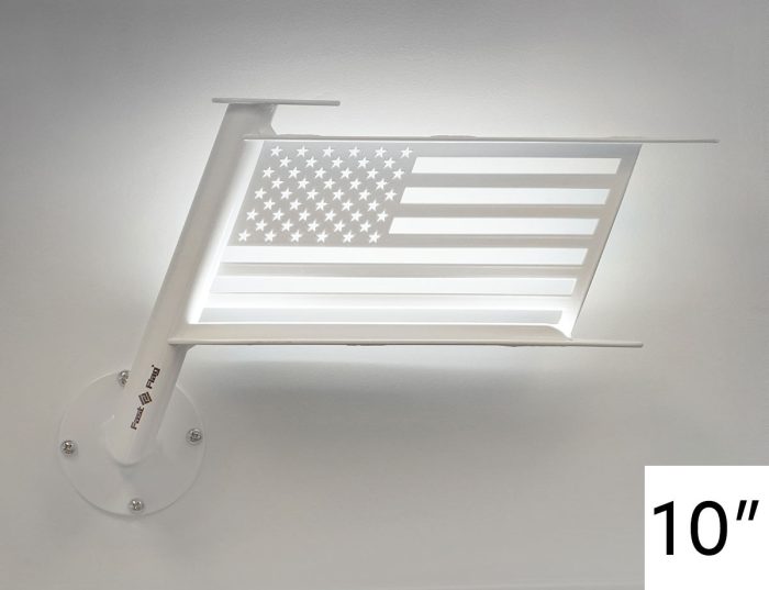 Fast-Flag 10″ Vertical Mount Stencil Flag - Metal Boat Flag