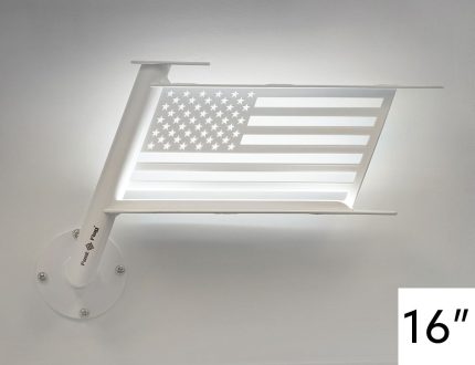 Fast-Flag 16″ Vertical Mount Stencil Flag - Metal Boat Flag