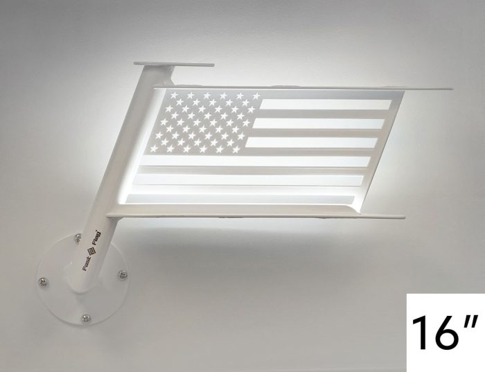 Fast-Flag 16″ Vertical Mount Stencil Flag - Metal Boat Flag