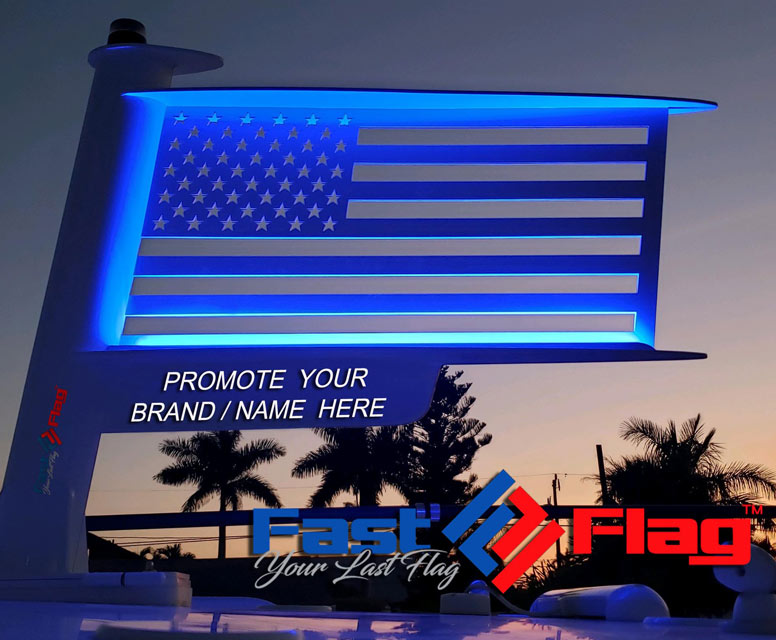 Fast-Flag Custom Option Example. SuperSport Stencil show with additional custom name plate