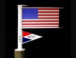 30″ Yacht Flag / 16” Marina Flag Solid Pennant - Image 10
