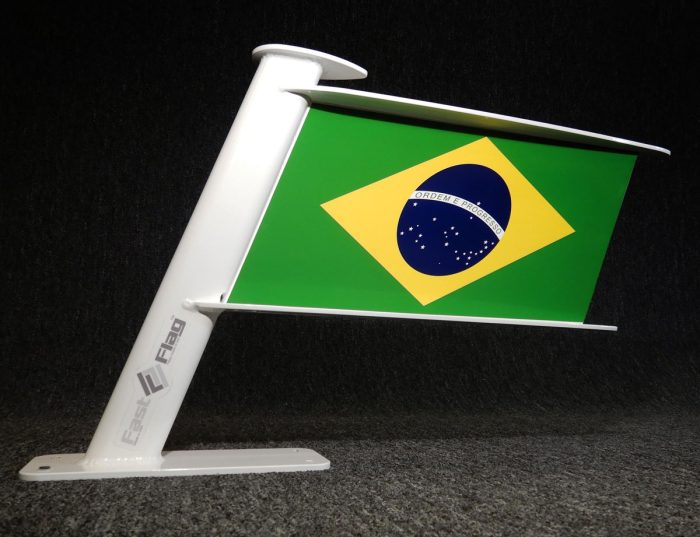 Fast-Flag SuperSport Solid Brazil | Metal Boat Flags