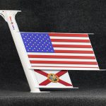 Fast-Flag Product Gallery SuperSport Solid Double Metal Tuna Tower Boat Flag