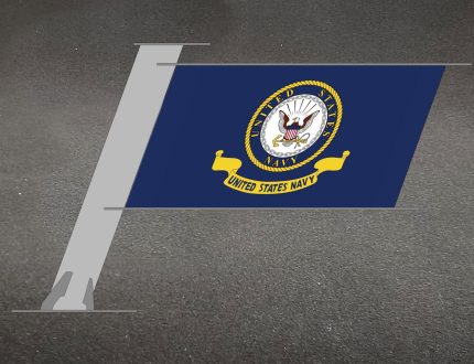 SuperSport Military & Service Flag Product Mockup: Navy